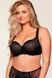 Бюстгальтер з формованою чашкою LingaDore 1400-1A col, Black nude jacquard, 70, D