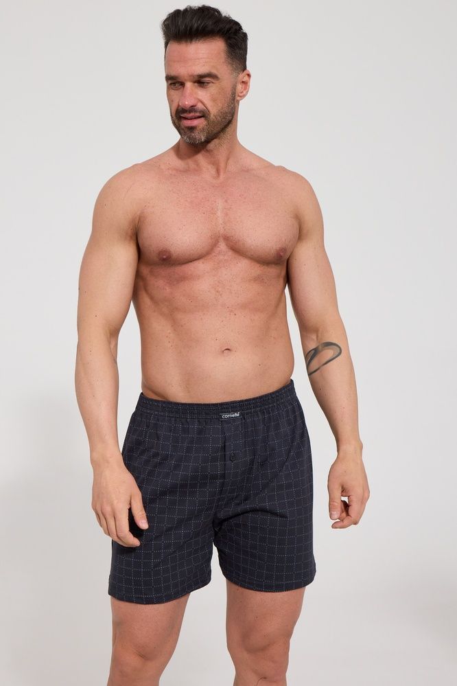 Трусы-шорты мужские Cornette 008-354 Comfort B26 3-5XL, темно-синий