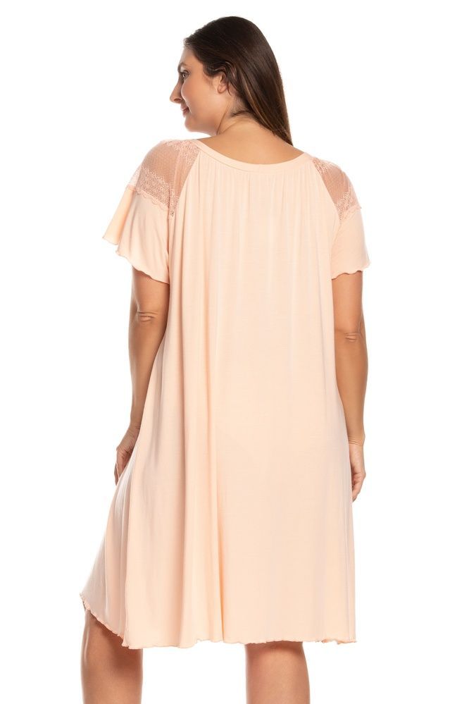 Ночная рубашка женская Effetto 0231B/1XL, персиковый, XXL
