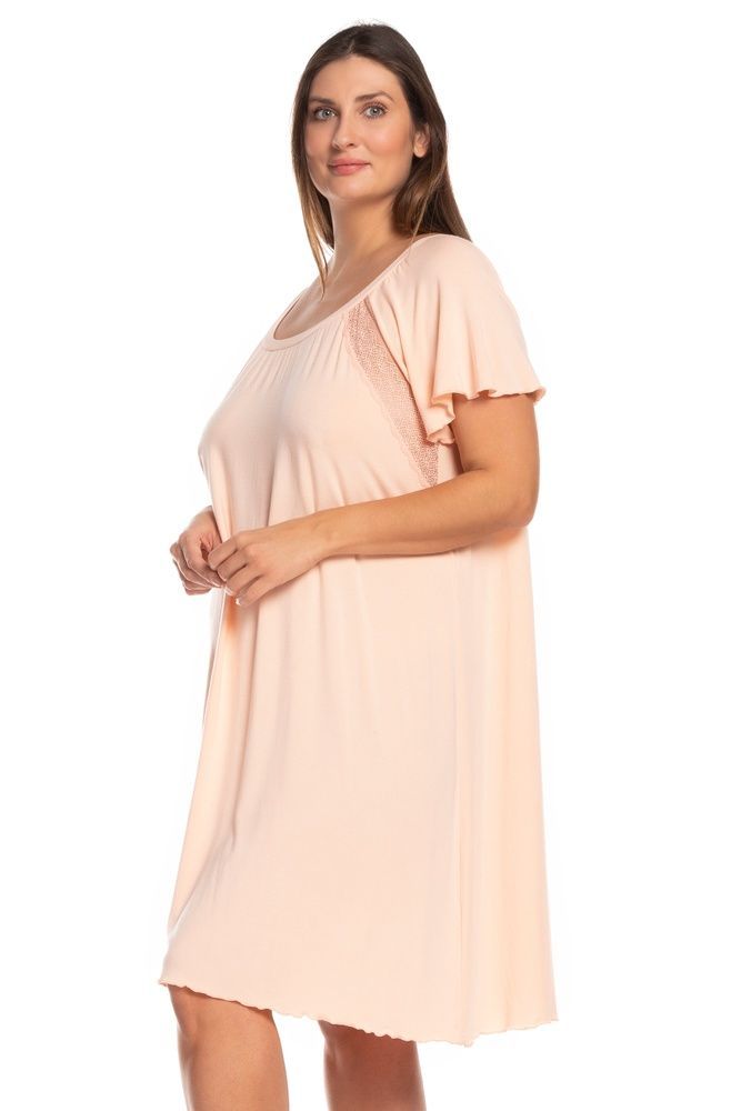 Ночная рубашка женская Effetto 0231B/1XL, персиковый, XXL