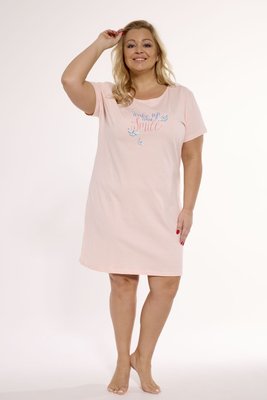 Ночная рубашка женская Cornette 282 Wake Up 2 612-282 A24 3-5XL, розовый, 3XL