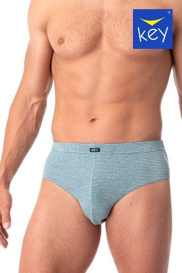 Набір трусів-сліпів чоловічих 2 шт Key MPP 073 A25, blue/navy blue (блакитно-синій), L
