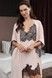 Нічна сорочка жіноча Effetto 03323, Blush/black (персиково-чорний), XS