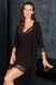 Халат жіночий Effetto 02105, Black (чорний), XS