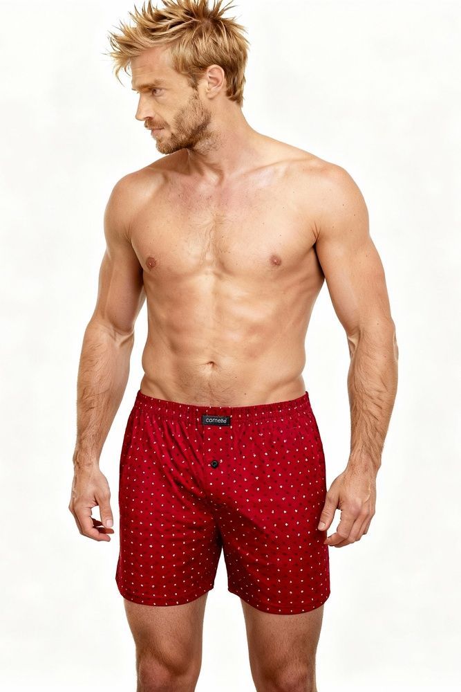 Труси-шорти чоловічі Cornette 008-334 Comfort А26 3-5XL, burgundy (бордовий)