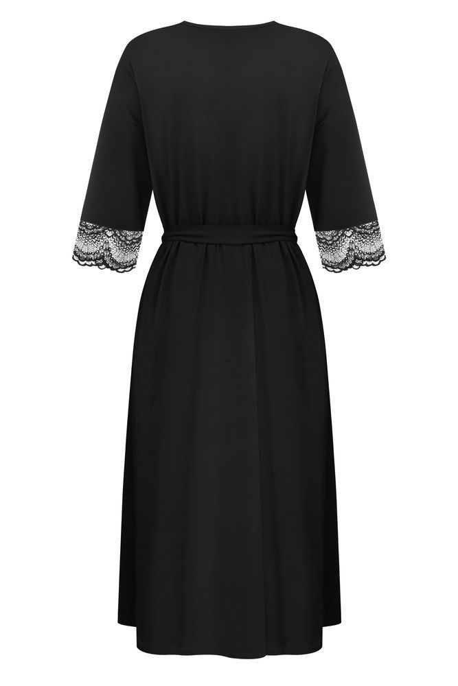 Халат жіночий Effetto 02105, Black (чорний), XS