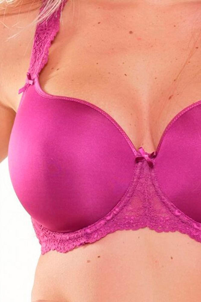 Бюстгальтер з формованою чашкою LingaDore 1400-1A col, raspberry (малиновий), 70, D