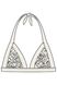 Бюстгальтер-треугольник купальный с формованной чашкой BeachLife 070109-072, принт, XS