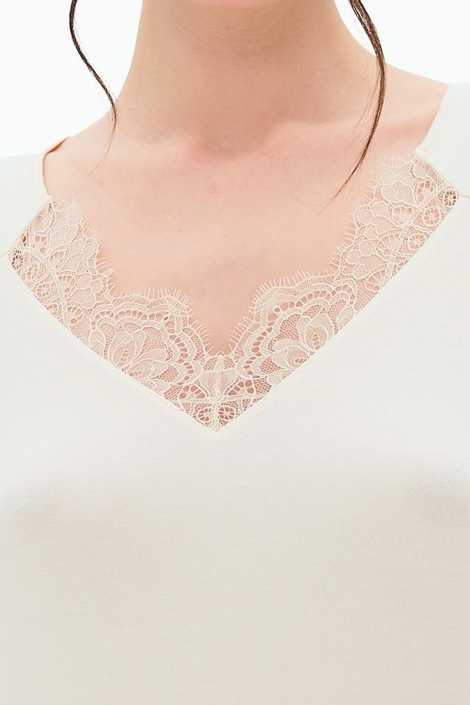 Нічна сорочка жіноча Effetto 03314P, ivory (молочний), 3XL