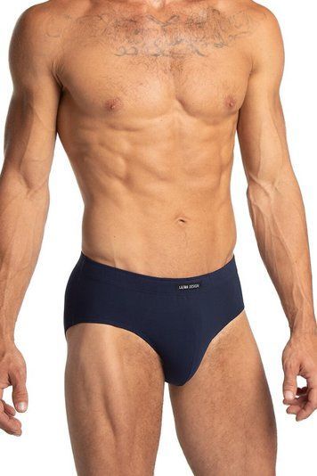 Набір трусів-сліпів чоловічих 3 шт Lama 1069CLEX, grey/blue/navy blue (сірий/синій/т.синій)