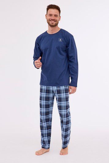 Піжама чоловіча Cornette 263 Aspen 124-263 B24, navy blue/blue (синьо-блакитний), L