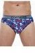 Трусы-слипы мужские Cornette 34 507-34 HE A24, синьо-рожевий, L
