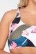 Бюстгальтер-бандо купальный с формованной чашкой LingaDore 6105P, принт, XL
