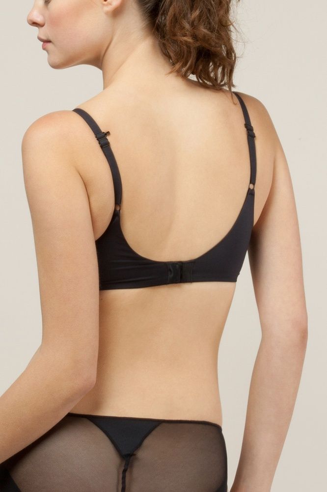 Бюстгальтер-бралет з формованою чашкою Gisela 351, black (чорний), 75, B
