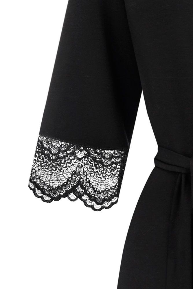 Халат жіночий Effetto 02105P, Black (чорний), 3XL