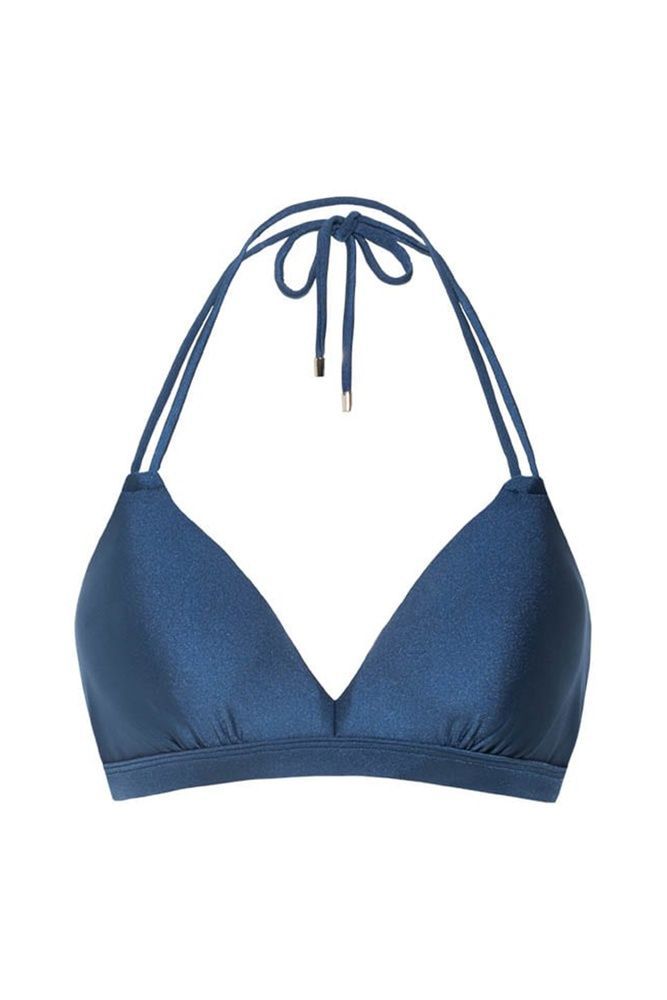 Бюстгальтер-трикутник купальний з формованою чашкою BeachLife 070106-694, shine fabric (темно-синій), 85, C