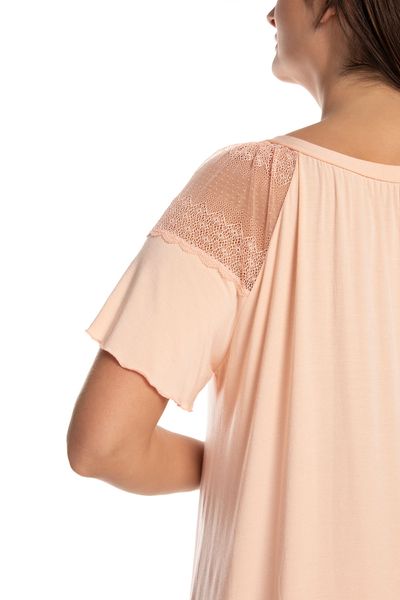 Ночная рубашка женская Effetto 0231B/2XL, персиковый, XXL