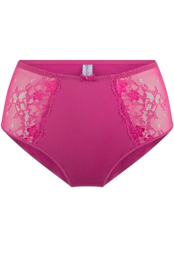 Трусы-миди женские LingaDore 1400B-1 col, малиновый, S