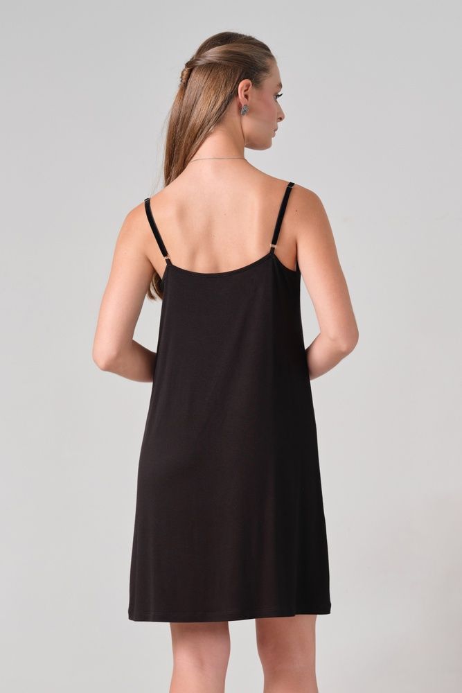 Нічна сорочка жіноча Effetto 03162, Black (чорний), S
