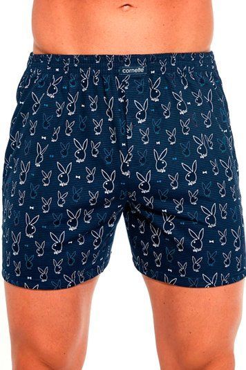 Трусы-шорты мужские Cornette 155 011-155 Classic B25 3-5XL, чорно-сірий, 3XL