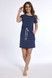 Нічна сорочка жіноча Cornette 304 Allie 374-304 A25, navy blue (т.синій), L