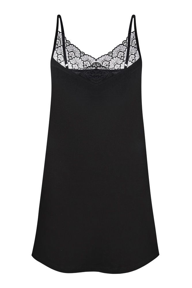 Нічна сорочка жіноча Effetto 02104P, Black (чорний), 3XL