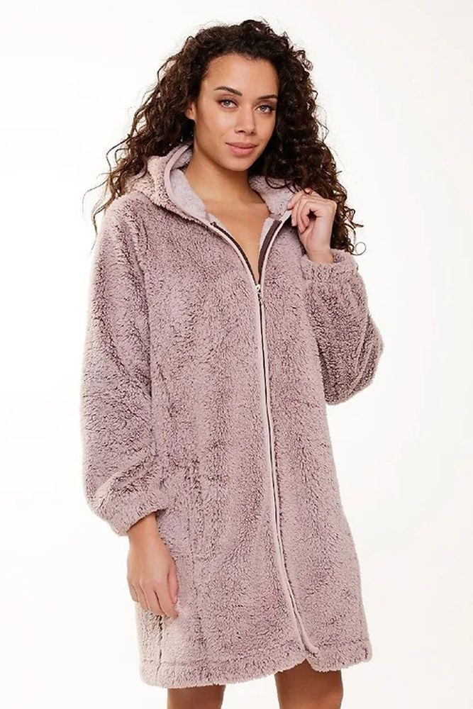 Халат жіночий LingaDore 7616, Deep taupe (глибокий темно-коричневий), XS