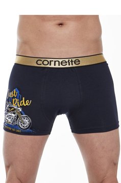 Труси-боксери чоловічі Cornette 147 508-147 НЕ A24, navy blue (синій), L