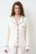 Сорочка з довгим рукавом жіноча Effetto 02116/1IM, ivory (айворі), 3XL