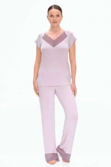 Піжама жіноча Effetto 03216, lilac (бузковий), S