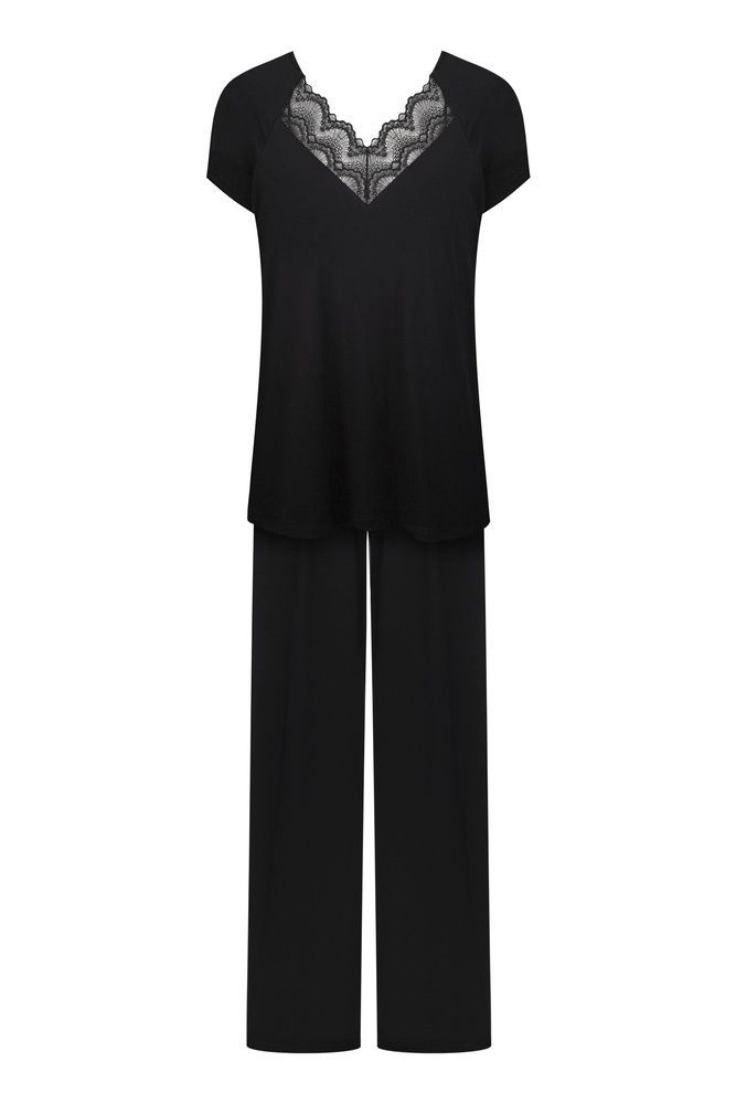 Піжама жіноча Effetto 02101P, Black (чорний), 3XL