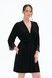 Халат жіночий Effetto 03301, Black (чорний), XS