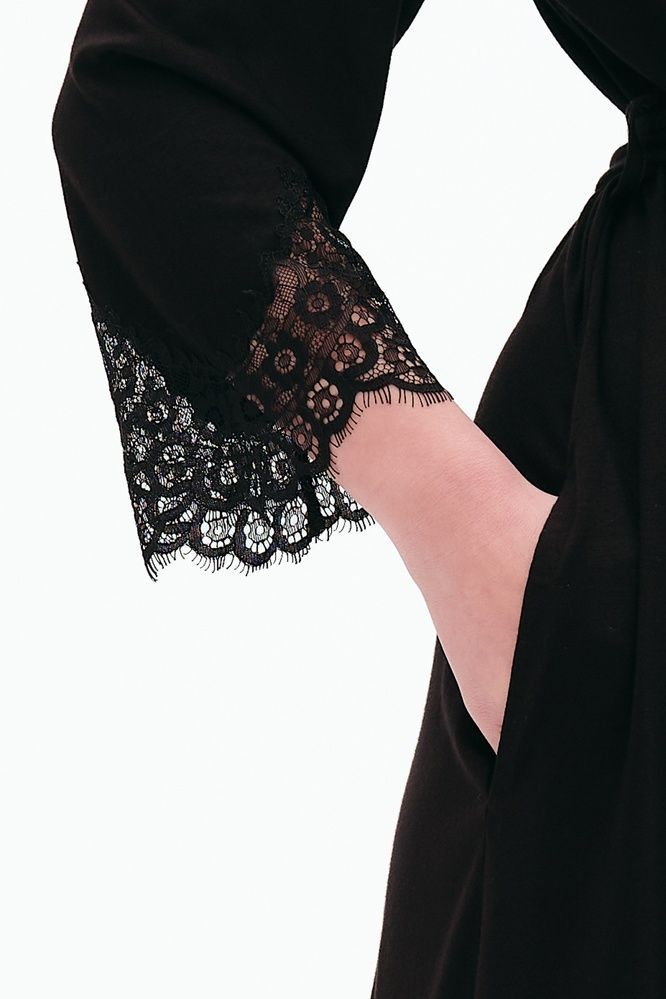 Халат жіночий Effetto 03301, Black (чорний), XS