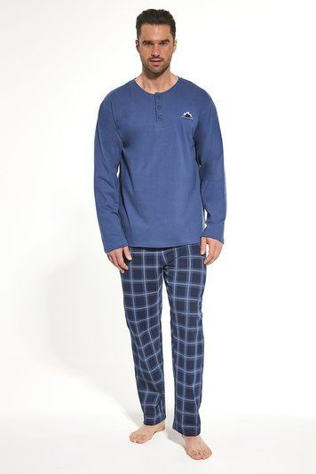 Піжама чоловіча Cornette 220 Utah 113-22, jeans/navy blue (джинсово/темно-синій), L