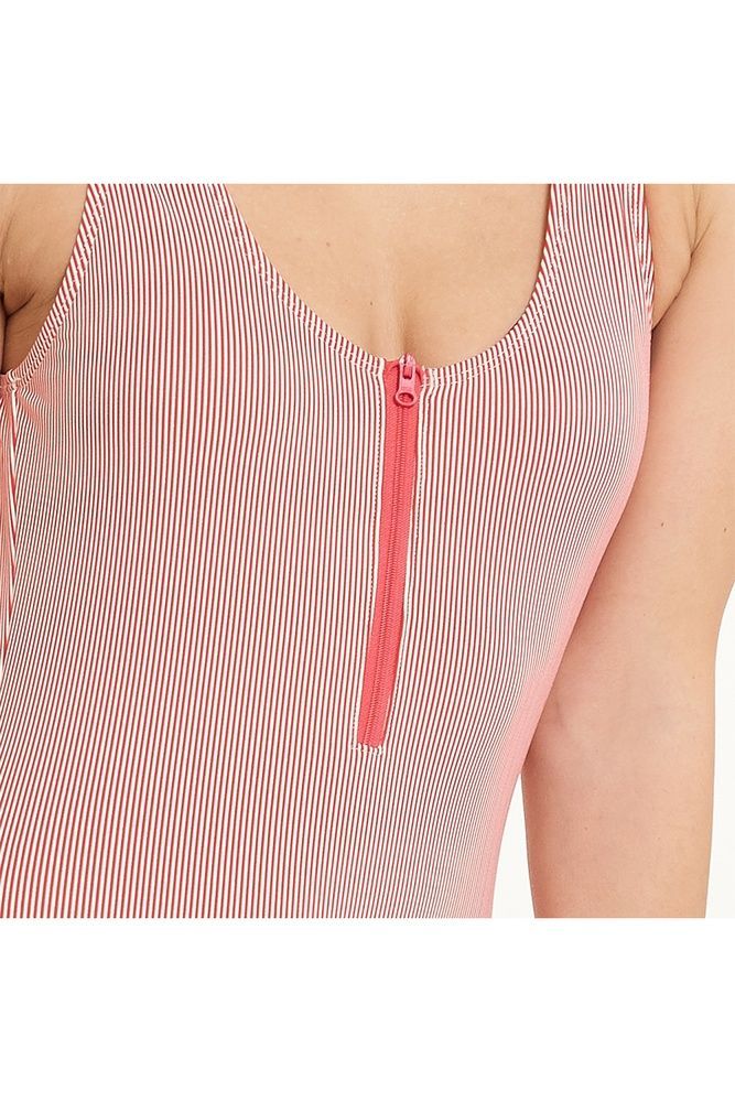 Купальник суцільний жіночий LingaDore 4112SPS, Red stripe (смужка), S