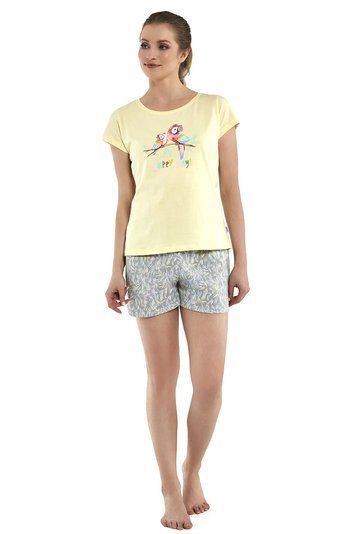 Піжама жіноча Cornette 248 Delicious 628-23, yellow/green (жовто-зелений), S
