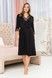 Халат жіночий Effetto 0203/1, Black (чорний), L
