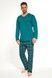 Піжама чоловіча Cornette 217 George 122-217 B25, green/navy blue (зелено-темно-синій), XXL