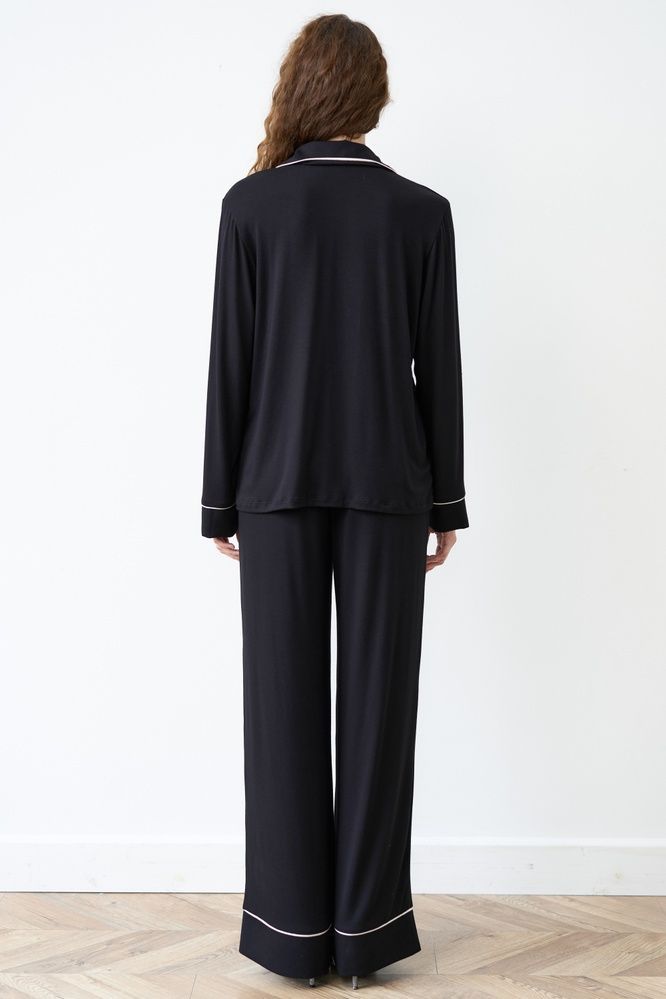 Піжама жіноча Effetto 02116P, Black (чорний), 3XL