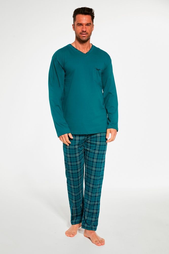 Піжама чоловіча Cornette 217 George 122-217 B25, green/navy blue (зелено-темно-синій), XXL
