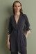 Халат жіночий Effetto 03161IM, smoke grey (графітовий), 5XL
