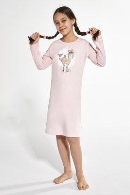 Ночная рубашка для девочек Cornette 138 Reo 4 549-20, розовый, 122-128