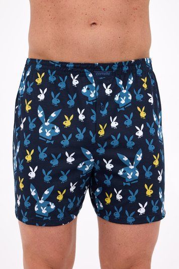 Трусы-шорты мужские Cornette 180 Bunnies 001-180 Classic B25, т.синий, S