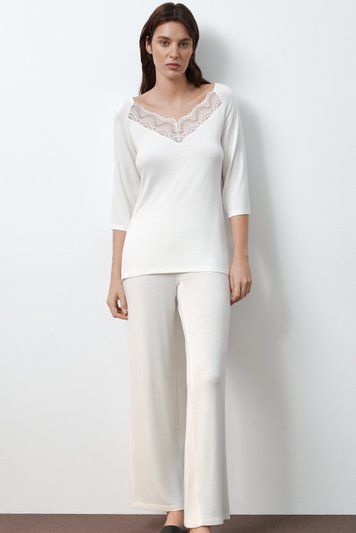 Піжама жіноча Effetto 02114IM, ivory (айворі), 6XL