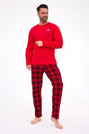 Піжама чоловіча Cornette 124-305 B25, red/black (червоний/чорний), S