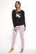 Піжама жіноча Cornette 301 Sheep 721-22, black/pink (чорно-рожевий), L