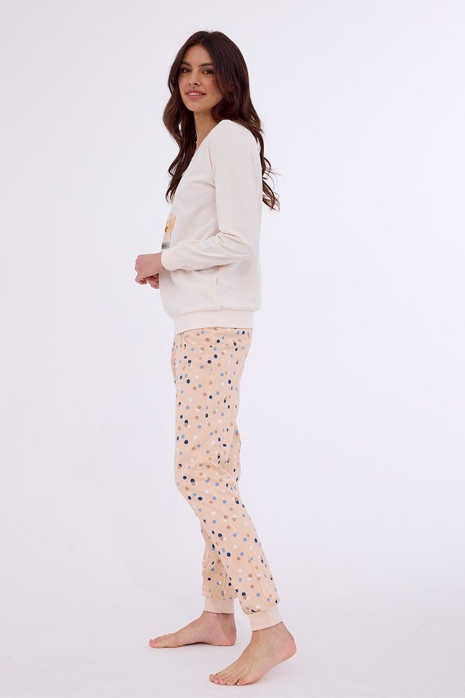 Піжама жіноча Cornette 377 Sweet Bear 671-377 B24, ecru/beige (бежевий), L