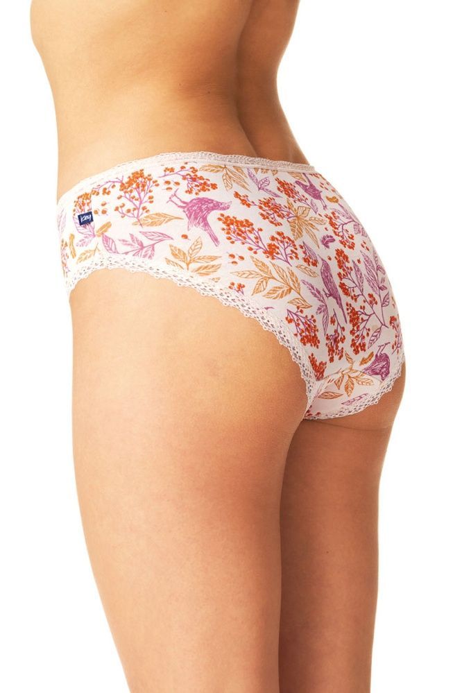 Набір трусів-бікіні жіночих 2 шт Key LPC 785 B24, white/pink (біло-рожевий), L