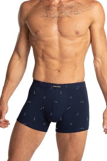 Набір трусів-боксерів чоловічих 2 шт Lama 1074SZEX, black/navy (чорний/синій)