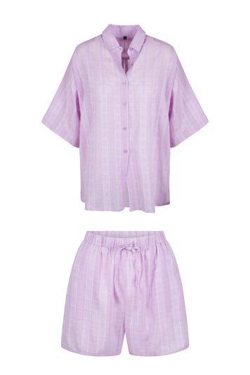 Пижама женская LingaDore 7429SET, фіолетовий, XS